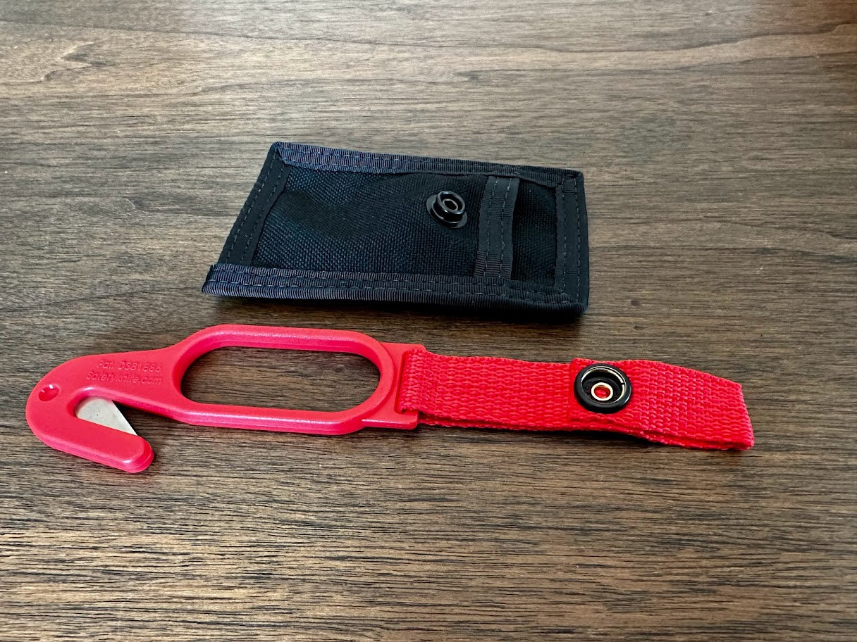 Sun Path Polycarbonate Hook Knife with Pouch