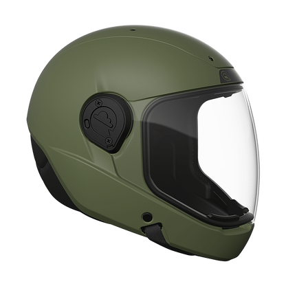 army green motorcycle helmet Cookie G35 Full Face Helmet – Skydiving Gear Store